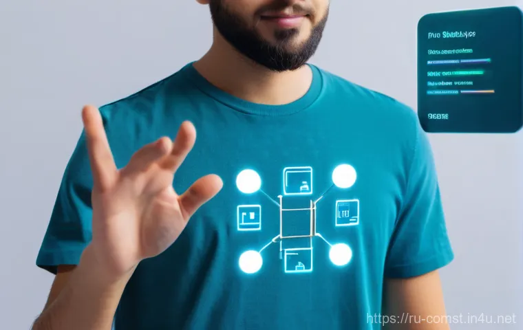 블록체인 기반 앱 개발 - **Prompt:** An abstract, ethereal representation of a secure, decentralized network. Imagine glowing...